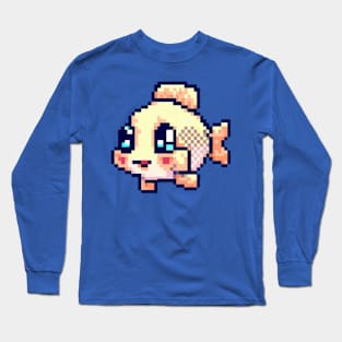 8-bit fish Long Sleeve T-Shirt